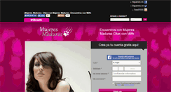 Desktop Screenshot of mujeresymaduras.com